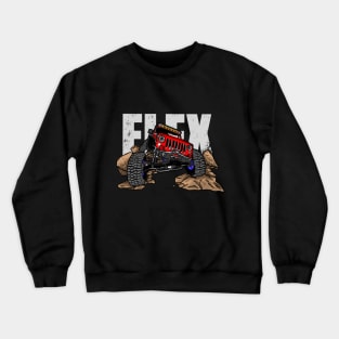 Red Jeep Flex Crewneck Sweatshirt